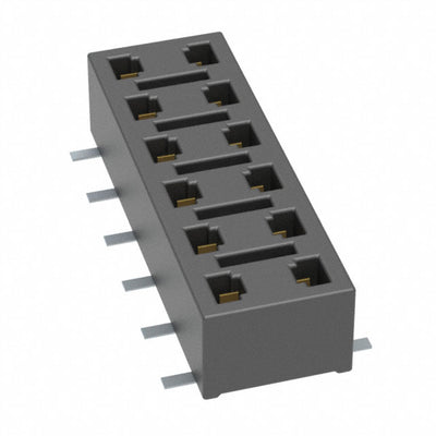 CLH-106-F-D-BE by Samtec Inc. - CONNECTOR RECPT 12POS 0.1 GOLD SMD