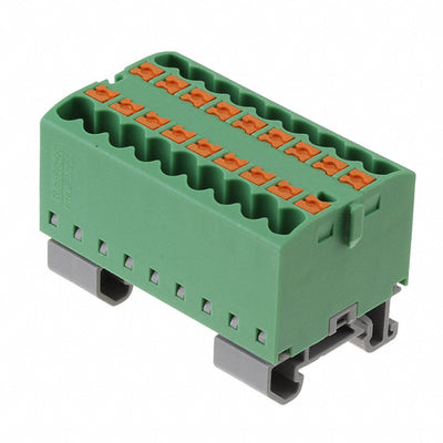3273184 by Phoenix Contact - DISTRIBUTION BLOCK GREEN