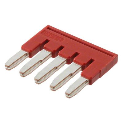 3030190 by Phoenix Contact - JUMPER TERM BLK 5POS FLAT PIN