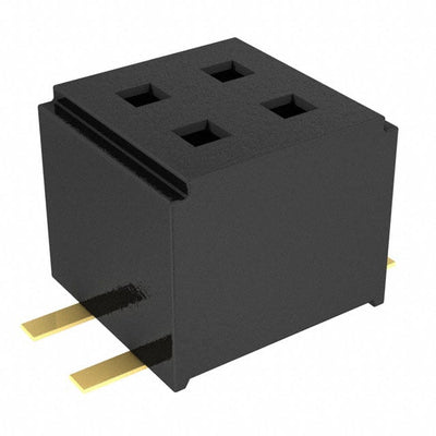 CLM-102-02-H-D-TR by Samtec Inc. - CONNECTOR RECPT 4POS 0.039 GOLD SMD