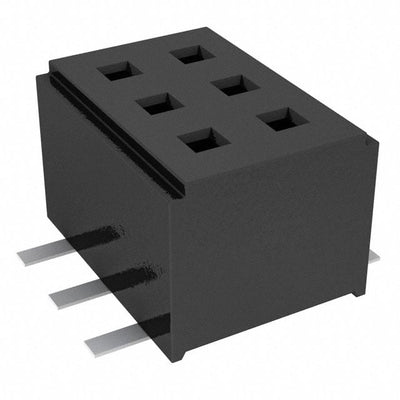 CLM-103-02-LM-D-BE-TR by Samtec Inc. - CONNECTOR RECPT 6POS 0.039 GOLD SMD