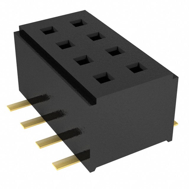 CLM-104-02-H-D-BE by Samtec Inc. - CONNECTOR RECPT 8POS 0.039 GOLD SMD