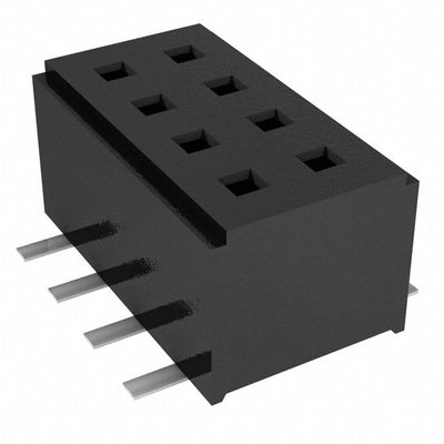 CLM-104-02-L-D by Samtec Inc. - CONNECTOR RECPT 8POS 0.039 GOLD SMD