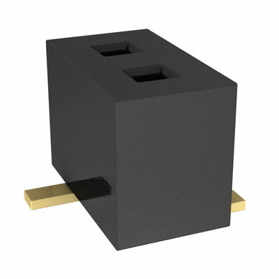 CLP-102-02-G-S by Samtec Inc. - CONNECTOR RECPT 2POS 0.05 GOLD SMD