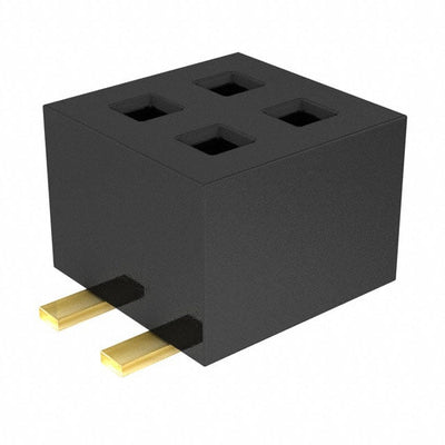 CLP-102-02-G-D-TR by Samtec Inc. - CONNECTOR RECPT 4POS 0.05 GOLD SMD