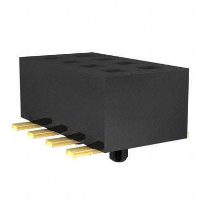CLP-104-02-G-D-BE-A by Samtec Inc. - CONNECTOR RECPT 8POS 0.05 GOLD SMD