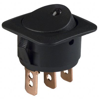CLS-RC11A12250B by Lumex Opto/Components Inc. - ROCKER SWITCH SPST 25A 12V