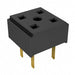 CLT-102-03-G-D by Samtec Inc. - CONNECTOR RECPT 4POS 0.079 GOLD PCB