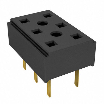 CLT-103-03-G-D by Samtec Inc. - CONNECTOR RECPT 6POS 0.079 GOLD PCB