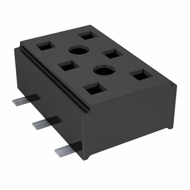 CLT-103-02-L-D-TR by Samtec Inc. - CONNECTOR RECPT 6POS 0.079 GOLD SMD