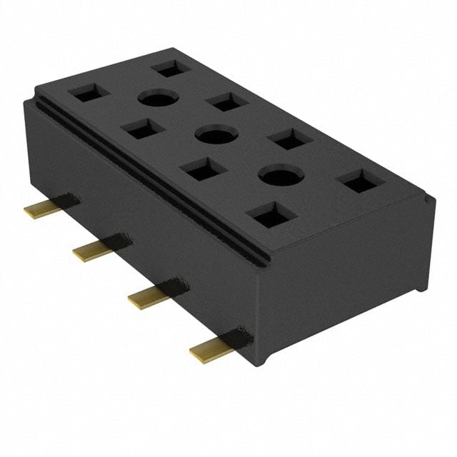 CLT-104-02-G-D-P-TR by Samtec Inc. - CONNECTOR RECPT 8POS 0.079 GOLD SMD