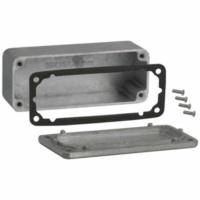 CN-5702 by Bud Industries - BOX ALUM NAT 3.520""L X 1.380""W