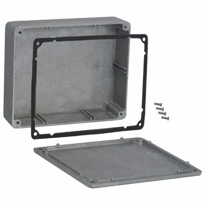 CN-5706 by Bud Industries - BOX ALUM NAT 4.732""L X 3.952""W