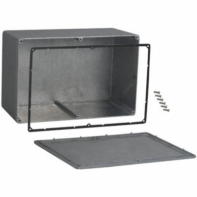 CN-5712 by Bud Industries - BOX ALUM NAT 8.752""L X 5.744""W