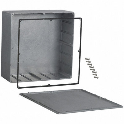 CN-5713 by Bud Industries - BOX ALUM NAT 9.850""L X 9.850""W