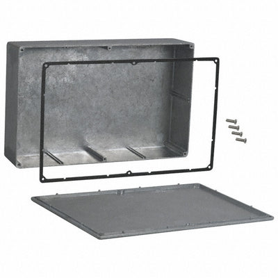 CN-5714 by Bud Industries - BOX ALUM NAT 10.810""L X 6.890""W