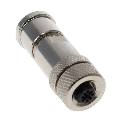 CNF12-S4SB0-BP7 by Altech Corporation - FIELD-WIRED CONN. M12 FEM STR 4-