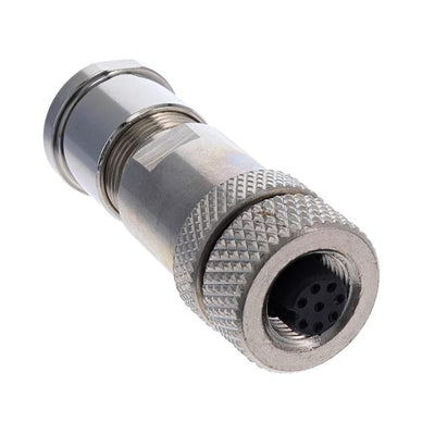 CNF12-S8SB0-BP9 by Altech Corporation - FIELD-WIRED CONN. M12 FEM STR 8-