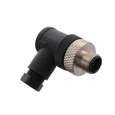 CNM12-R4SP0-BP7 by Altech Corporation - FIELD-WIRED CONN. M12 MALE R/A 4