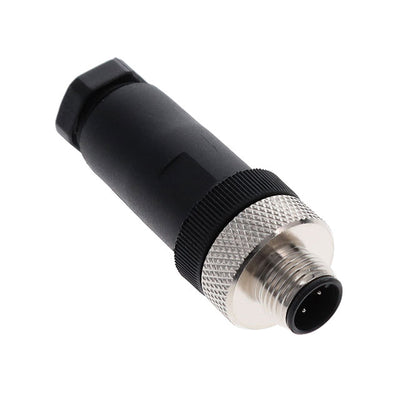 CNM12-S5SP0-BP9 by Altech Corporation - FIELD-WIRED CONN. M12 MALE STR 5