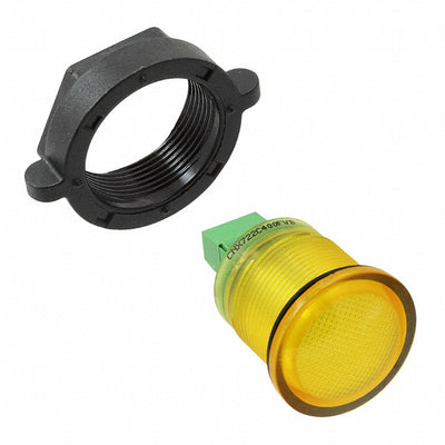 CNX722C400FVB by Visual Communications Company - VCC - IND PMI 22MM YLW FLEXVOLT SCREW