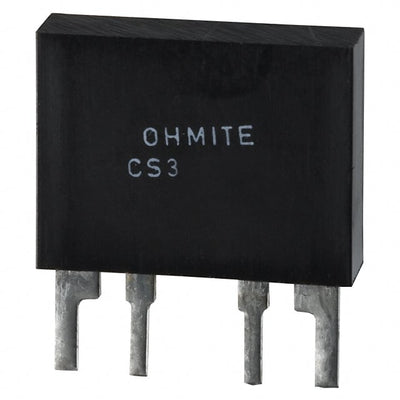 CS10FR003E by Ohmite - RESISTOR 0.003 OHM 1% 10W 4SIP