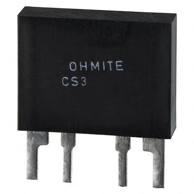CS3FR025E by Ohmite - RESISTOR 0.025 OHM 1% 3W 4SIP