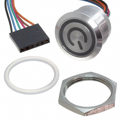 CS4M2FP by E-Switch - SWITCH PB SPST 1A 24V