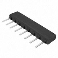 CSC08A015K60GPA by Vishay Dale - RESISTOR ARRAY 7 RES 5.6K OHM 8SIP