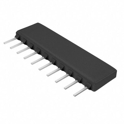 CSC10B011K00GPA by Vishay Dale - RESISTOR ARRAY 9 RES 1K OHM 10SIP