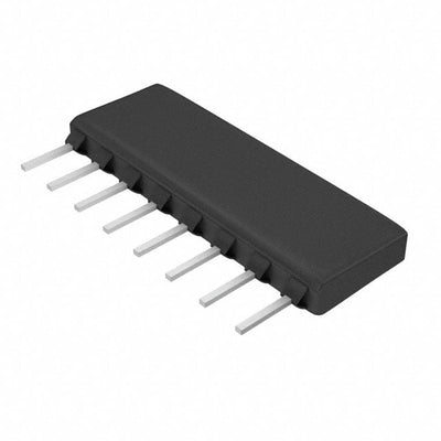 CSC08B011K50GPA by Vishay Dale - RESISTOR ARRAY 7 RES 1.5K OHM 8SIP