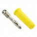 CT2002-4 by Cal Test Electronics - CONNECTOR BANANA PLUG SOLDER YELLOW