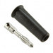 CT2011-0 by Cal Test Electronics - CONNECTOR BANANA PLUG SLDRLESS BLACK
