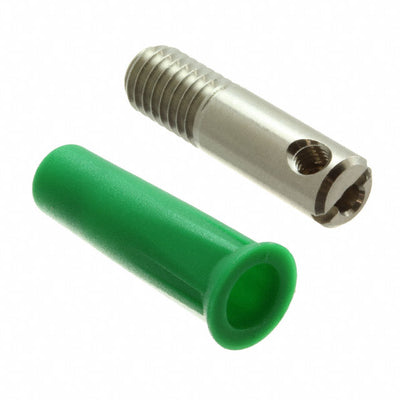 CT2215-5 by Cal Test Electronics - CONNECTOR BANANA JACK SCREW GREEN