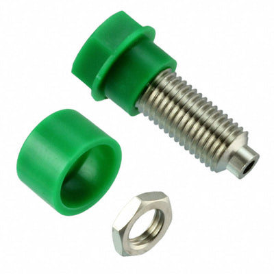 CT2228-5 by Cal Test Electronics - CONNECTOR BANANA JACK SOLDER GREEN