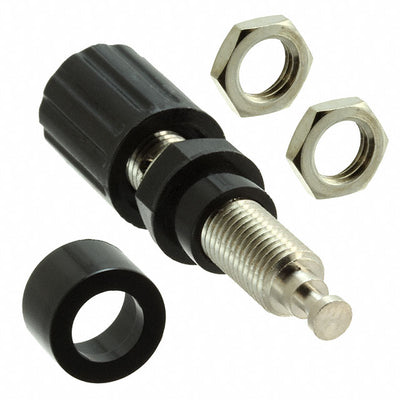 CT2232-0 by Cal Test Electronics - CONNECTOR BIND POST KNURLED BLACK