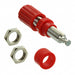 CT2232-2 by Cal Test Electronics - CONNECTOR BIND POST KNURLED RED