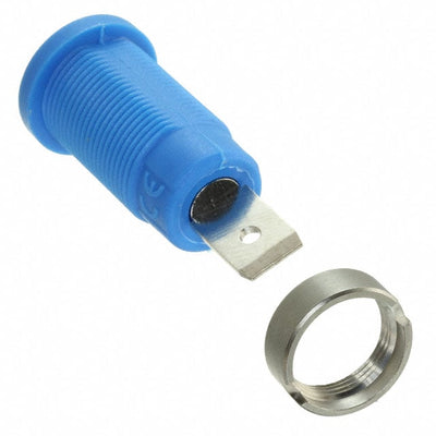CT2910-6 by Cal Test Electronics - CONNECTOR BANANA JACK QC BLUE