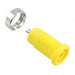 CT2242-4 by Cal Test Electronics - CONNECTOR BANANA JACK SLDR CUP YELLOW