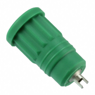 CT2245-5 by Cal Test Electronics - CONNECTOR BANANA JACK SOLDER GREEN