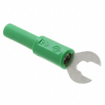 CT2553-5 by Cal Test Electronics - ADAPTER 6MM SPADE 4MM J GREEN