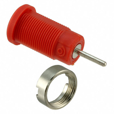 CT2904-2 by Cal Test Electronics - CONNECTOR BANANA JACK SOLDER RED