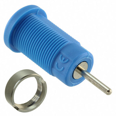CT2904-6 by Cal Test Electronics - CONNECTOR BANANA JACK SOLDER BLUE