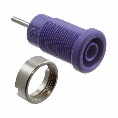 CT2904-7 by Cal Test Electronics - CONNECTOR BANANA JACK SOLDER PURPLE