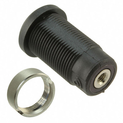 CT2908-0 by Cal Test Electronics - CONNECTOR BANANA JACK THRD BLACK