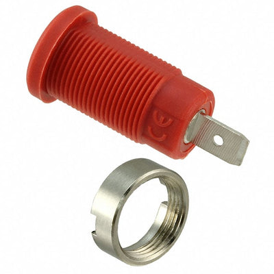 CT2910-2 by Cal Test Electronics - CONNECTOR BANANA JACK QC RED