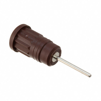 CT2913-1 by Cal Test Electronics - CONNECTOR BANANA JACK PRESS-FIT BROWN