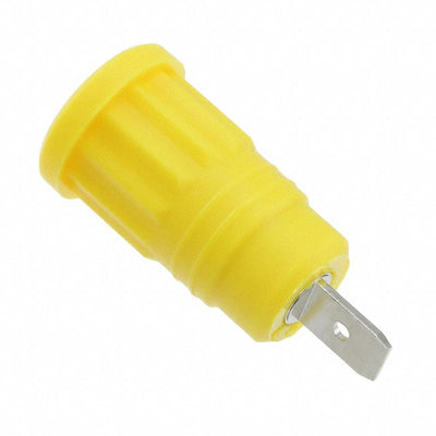CT2911-4 by Cal Test Electronics - CONNECTOR BANANA JACK QC YELLOW