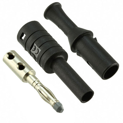 CT2989-0 by Cal Test Electronics - CONNECTOR BANANA PLUG SLDRLESS BLACK