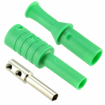 CT3134-5 by Cal Test Electronics - CONNECTOR BANANA JACK SLDRLESS GREEN